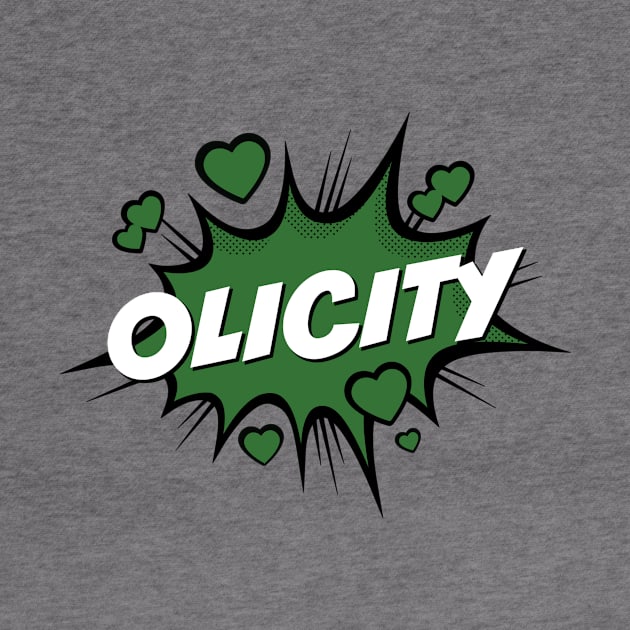 Olicity - Green Action Bubble by FangirlFuel